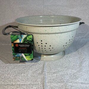 Masterclass Mint Green Speckled 3Qt Stainless Steel Colander New with tags (136)